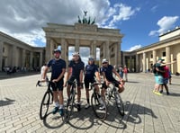 Sons of late cyclist raise more than £12,000 in their dad’s memory