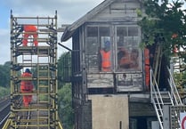 Historic signal box travels 300 miles to Helston railway