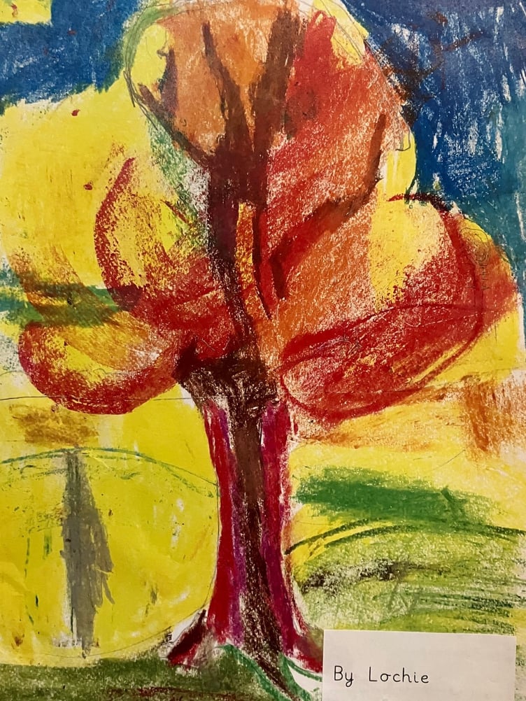 Truro Cathedral: Tree by a pupil at Portreath Primary School