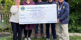 Nature club gets helping hand from Farnham Lions