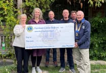 It's only natural as Farnham Lions give £1,200 to Space2Grow