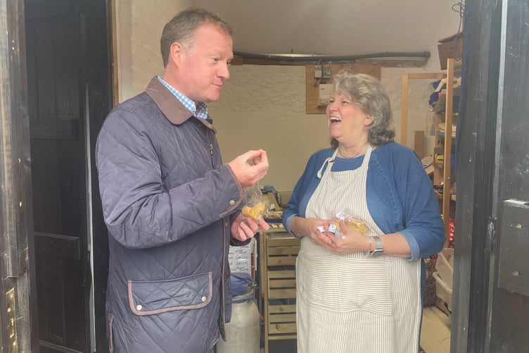 Greg Stafford enjoys mummy makes fudge