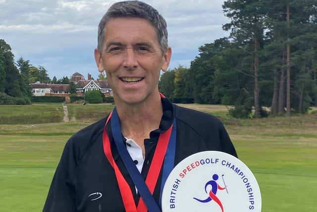 Two British speedgolf champions from Lord Wandsworth College