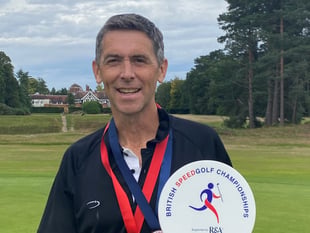 Two British speedgolf champions from Lord Wandsworth College
