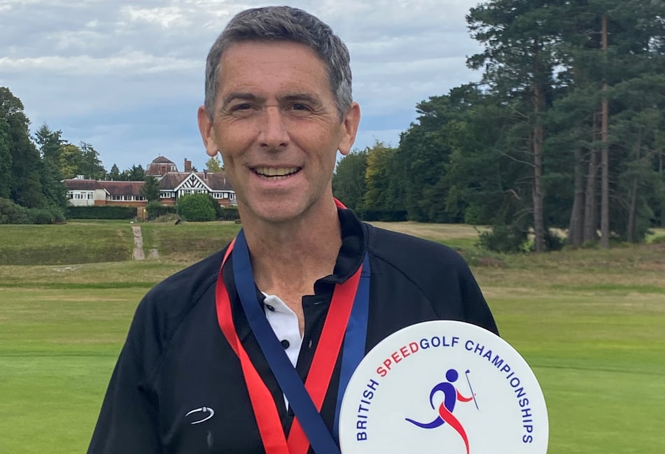 <p>British Speedgolf Championships senior champion Adam Williams (Photo: Lord Wandsworth College)</p>