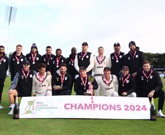 Surrey get their hands on County Championship trophy