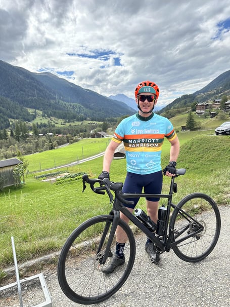 Leighton CEO completes cycling challenge for charity