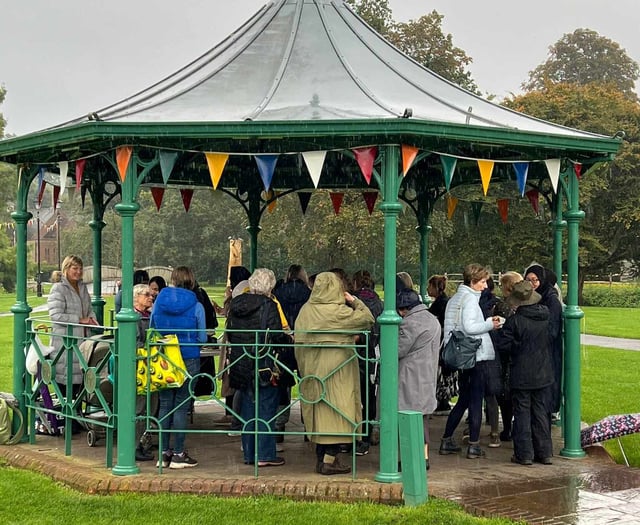 Women unite for prayer for peace in Farnham park