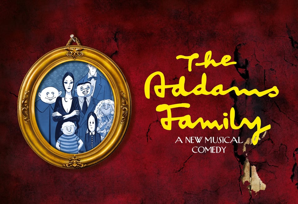 <p>The Haslemere Players - Addams Family Logo</p>