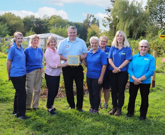 Garden centre shares the love with Normandy charity