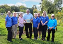 Badshot Lea Squire's shares the love with Therapy Garden