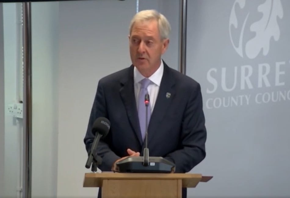 <p>Cllr Tim Oliver will ask the Government to postpone Surrey County Council elections until May 2026.</p>