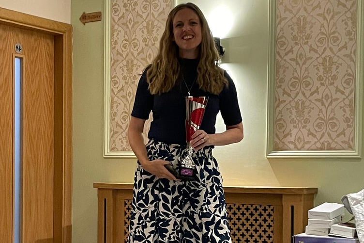 Consistency award winner Gemma Sills