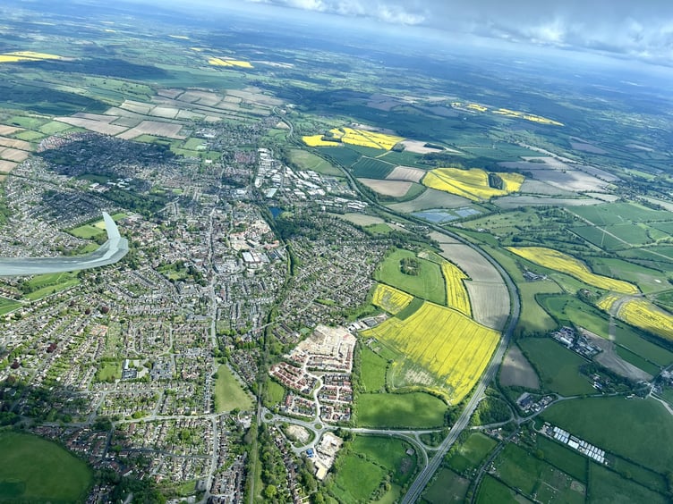 Windmill Hill Alton aerial view
