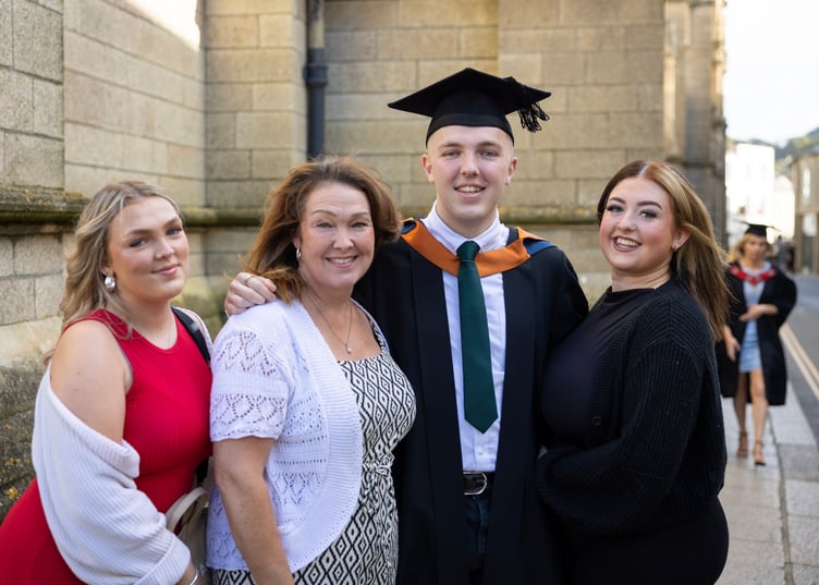 Graduates celebrated with their families