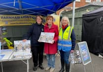 Susie the Lionheart loves a brush with the great Farnham public