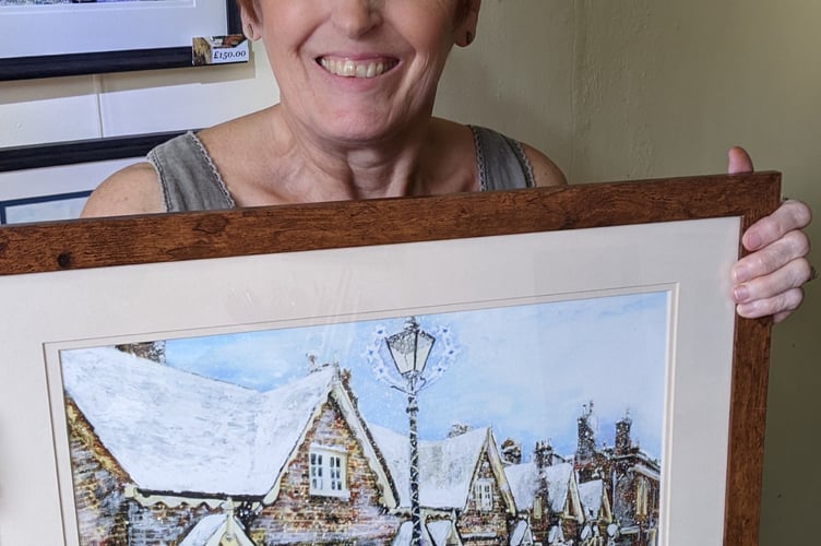 Susie Lidstone Farnham Advent painting