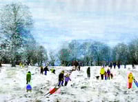 Exhibition celebrating winter at New Ashgate Gallery in Farnham