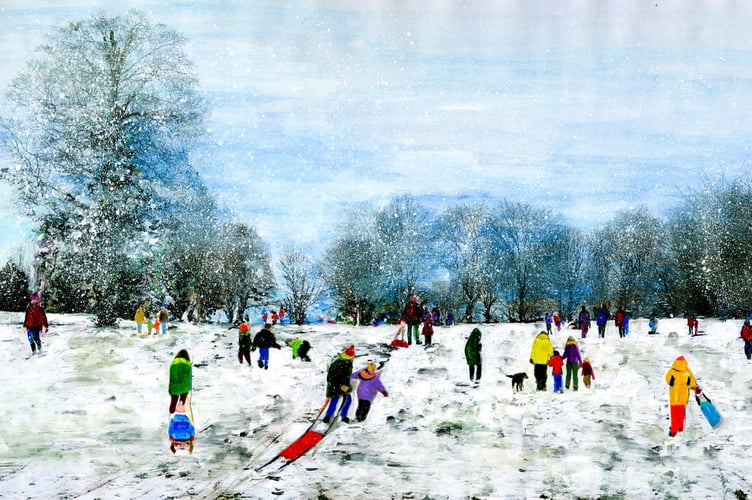 Festive Fun in Farnham Park, by Susie Lidstone.