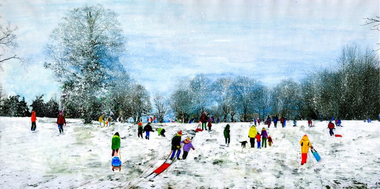 Festive Fun in Farnham Park, by Susie Lidstone.