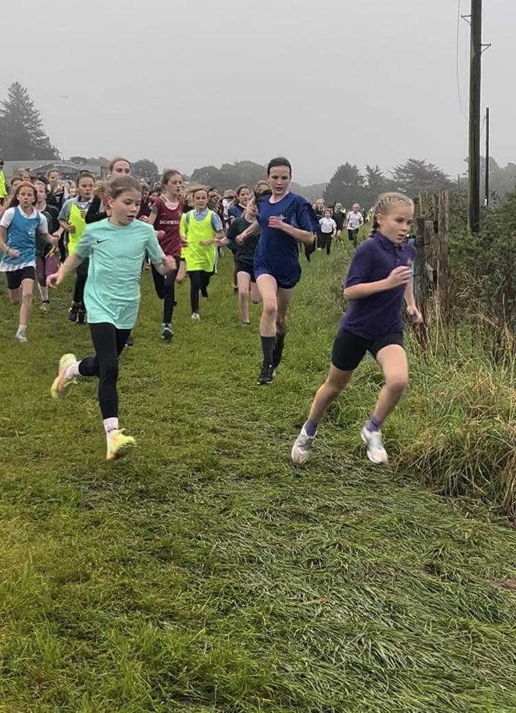 The start of the Year 5/6 race