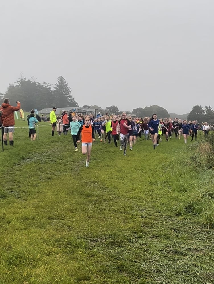 The start of the Year 5/6 race