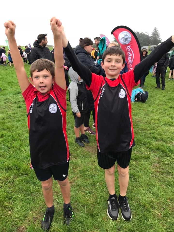Leo Wright and Ashton Dean from Polperro Primary School