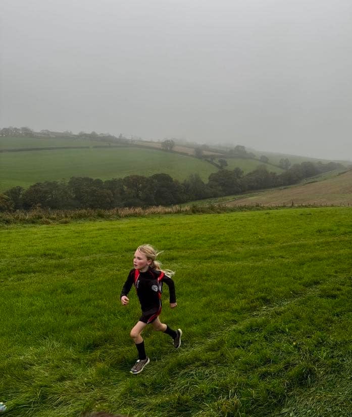 One of the speedy entrants for Polperro Primary Academy