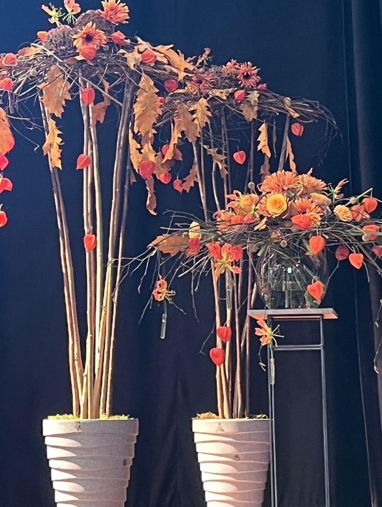 A very autumnal display