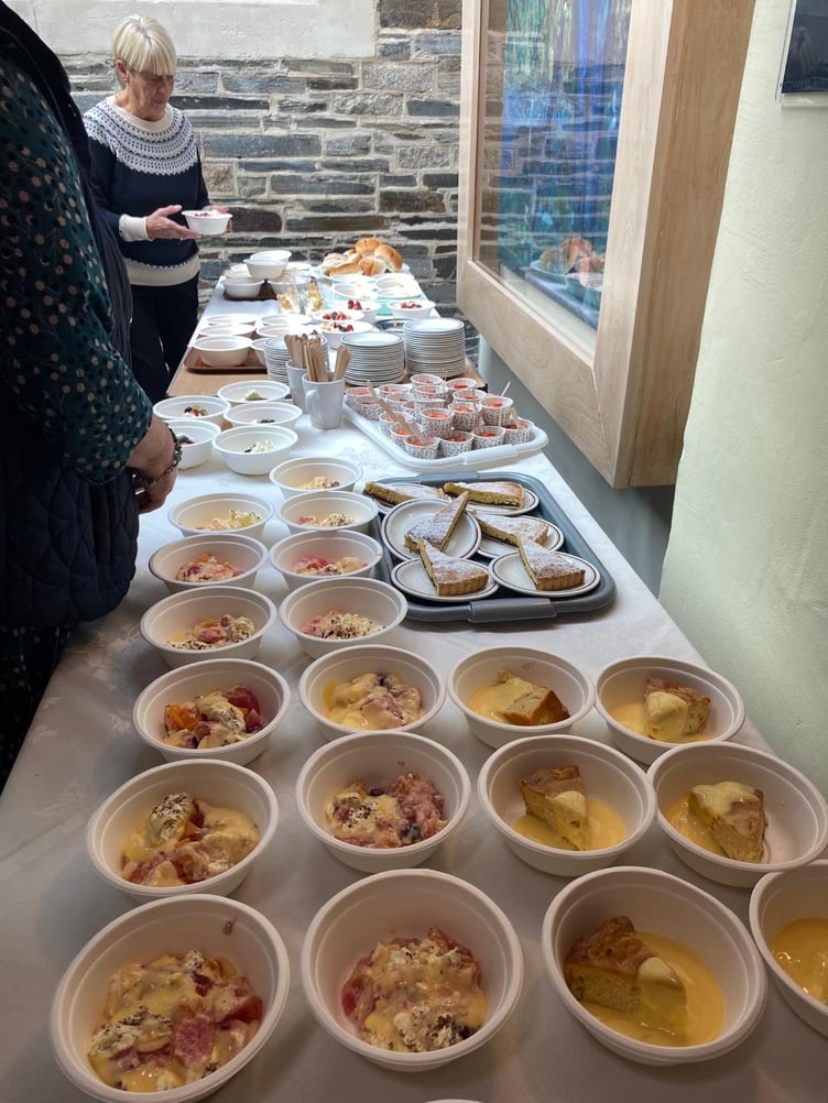 There were plenty of sweet treats available