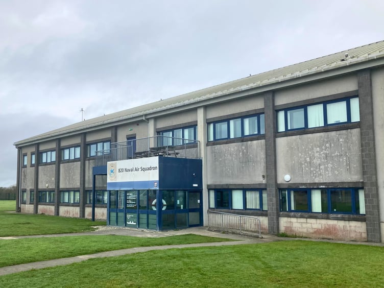 The squadron building at 820 NAS which will be refurbished both internally and externally
