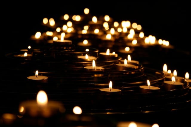 Light a candle to remember a loved one