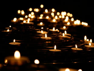 Light a candle to remember a loved one