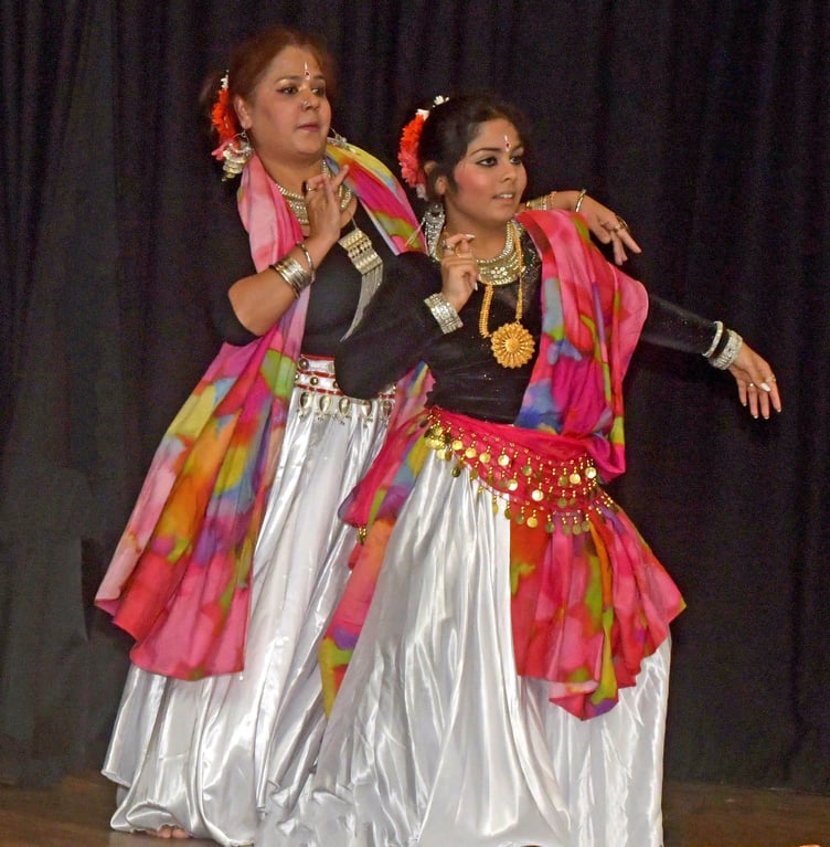 An Indian dance demonstration atWellington Together.