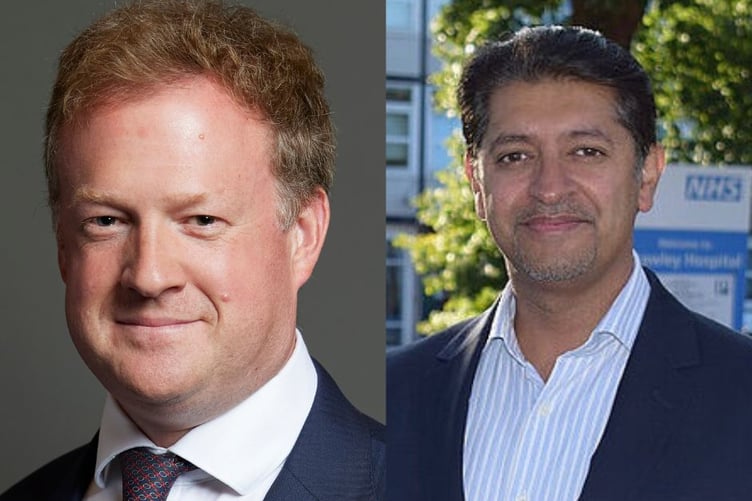 Conservative MP for Farnham & Bordon and Khalil Yousuf Liberal Democrat spokesperson for Farnham & Bordon