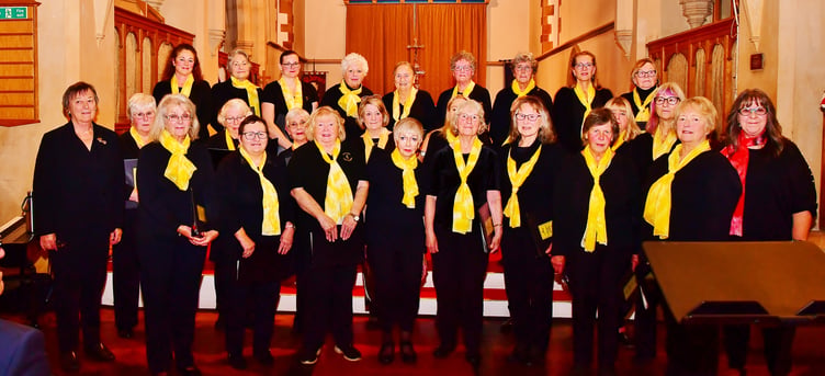 The Torpoint Lady Singers. (Picture: Andy Campfield)
