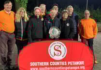 Bordon Petanque Club win Southern Counties Petanque Association Silver Salver Trophy at Fareham Petanque Club