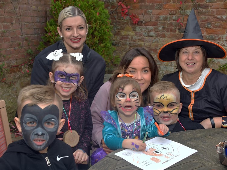 Halloween fun for visitors, staff, and residents of Nynehead Court. PHOTO: ALAIN LOCKYER.
