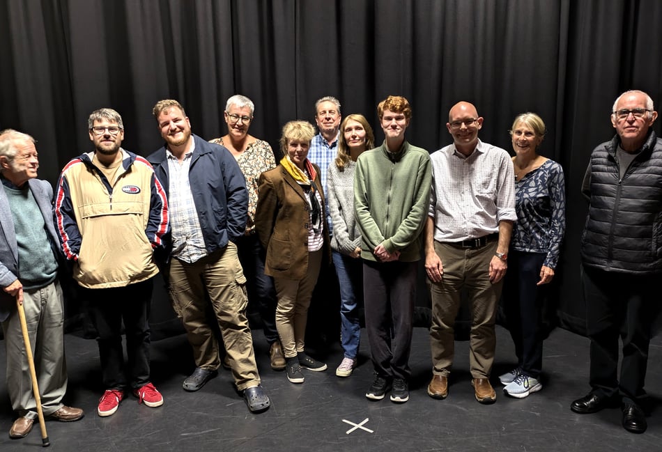 <p>The cast of Breaking The Code</p>