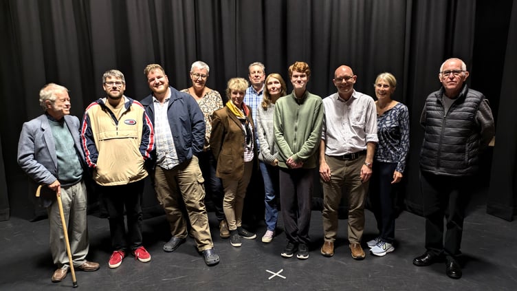 Breaking The Code cast, Alton Fringe Theatre, October 8th 2024.