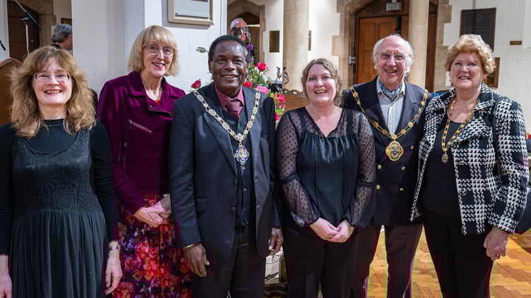 VIP guests, Waverley Singers concert, St Thomas-on-The Bourne Church, October 19th 2024.