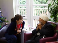 Phyllis Tuckwell receives funding for a new assistance device 