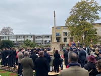 Hundreds gather for Remembrance Parade and Service