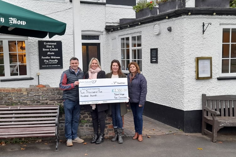 Tilford Village Fete Donation Phyllis Tuckwell