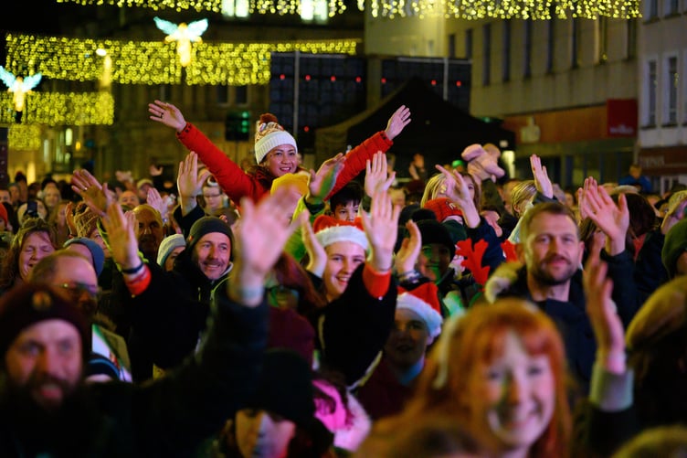 Festive Friday Christmas lights switch-on 2023