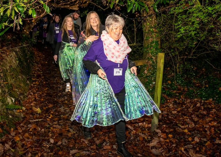 Organisers said the walk was really magical. Picture: Tim Linter