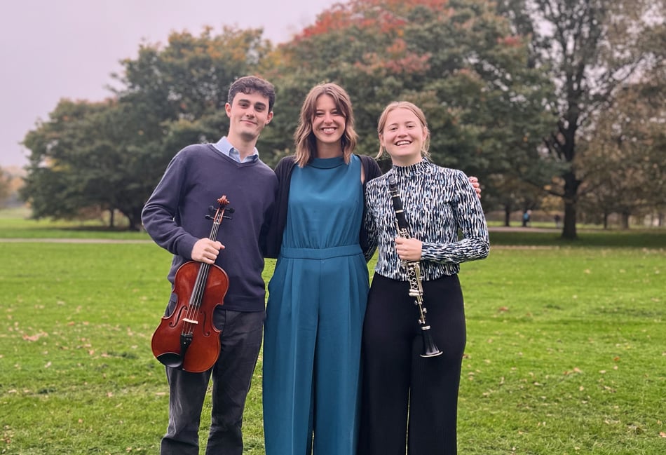 <p>The Cartref Collective. From left: Mungo Everett-Jordan, Lizzie Bonsell and Ellie Kershaw</p>