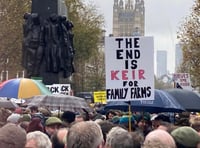 Fields of screams as farmers unite in 'tractor tax' protest