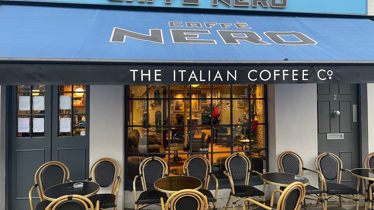 Special customer returns to Caffé Nero to the staff's delight