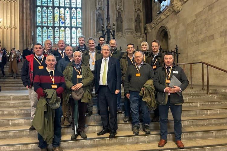 Damian Hinds MP Tractor Tax Protest